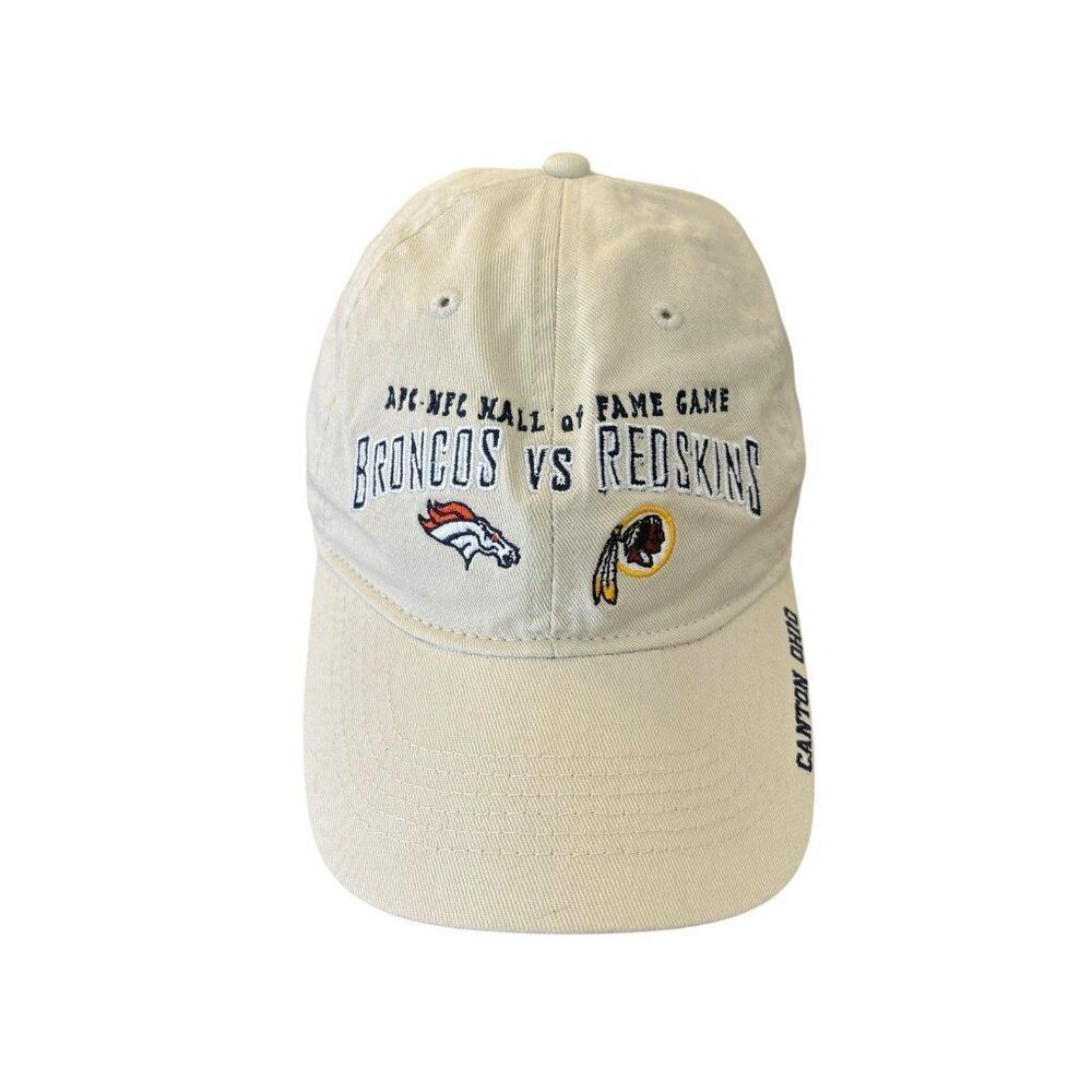 Pro Football Hall Of Fame Game Hat Broncos Vs RedSkins Cap 2004 Canton Ohio New